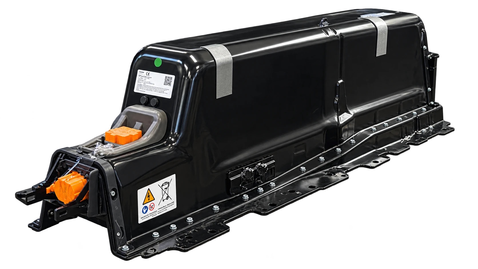 Swapbat remanufactured Volvo high-voltage battery pack, sealed and install-ready